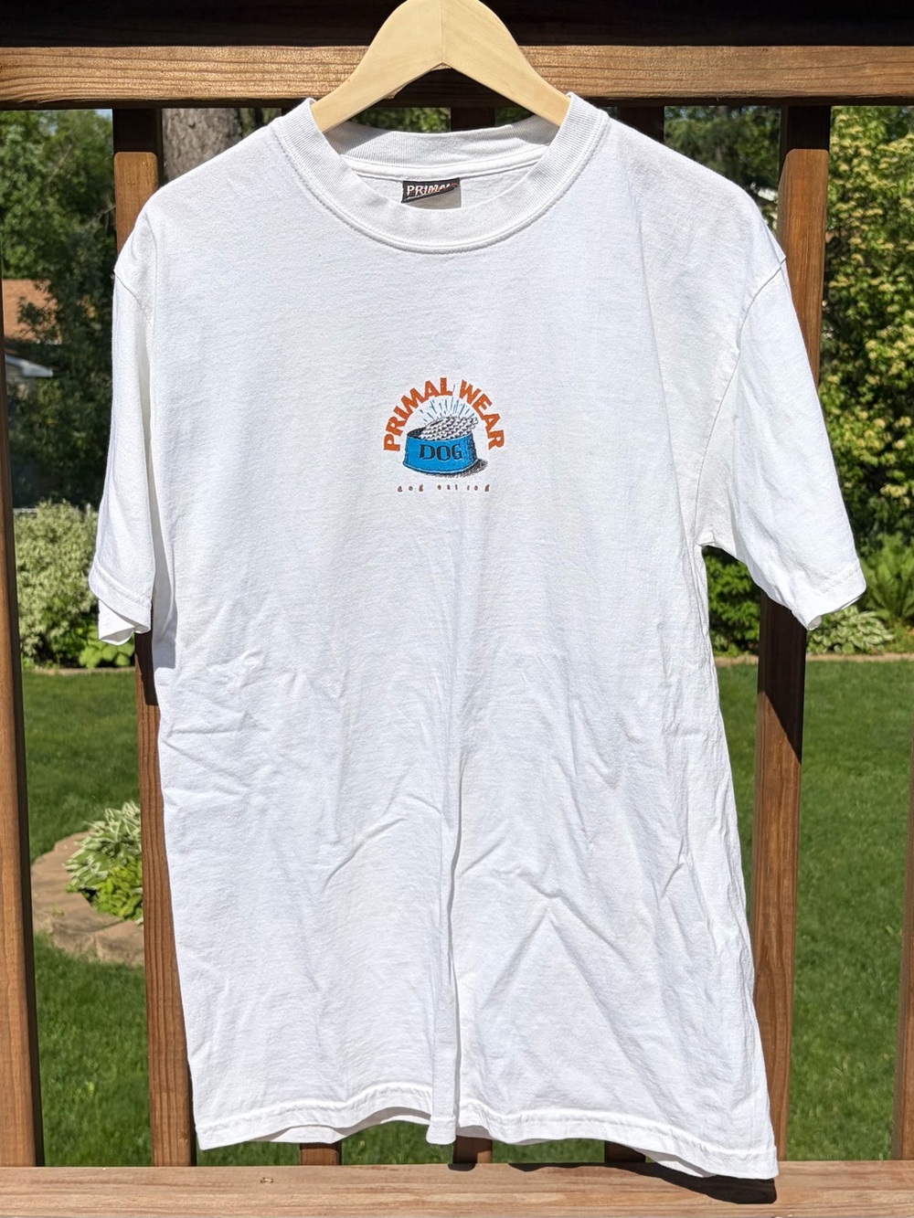Vintage Primal Wear White Crewneck Tee
